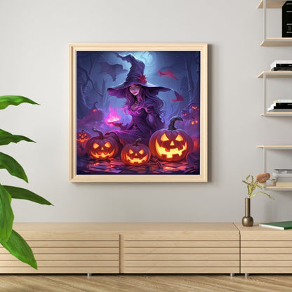 Halloween - 11CT Stamped Cross Stitch 50*50CM