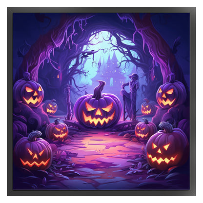 Halloween - 11CT Stamped Cross Stitch 50*50CM