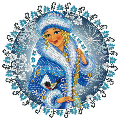 Snow Garland - Special Shaped Drill Diamond Painting 30*30CM