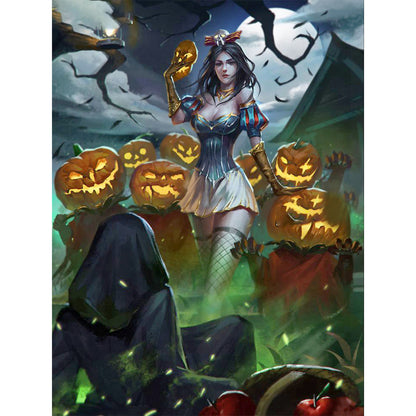 Halloween Witch - 11CT Stamped Cross Stitch 50*65CM