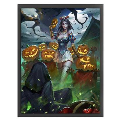 Halloween Witch - 11CT Stamped Cross Stitch 50*65CM