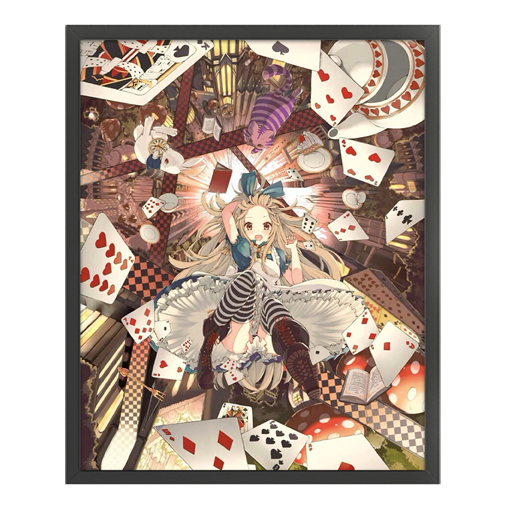 Alice In Wonderland - 11CT Stamped Cross Stitch 50*60CM