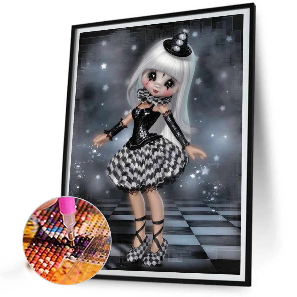 Halloween Dark Girl - Full Square Drill Diamond Painting 50*60CM