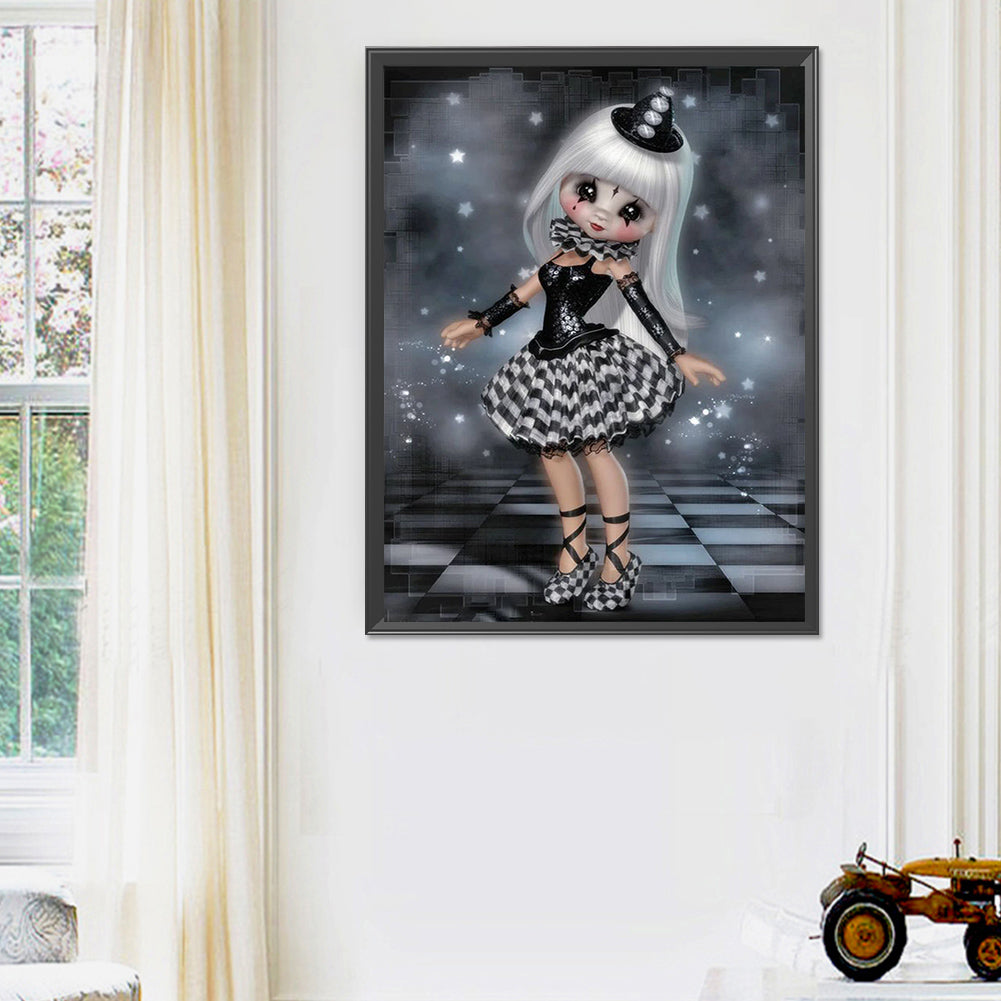 Halloween Dark Girl - Full Square Drill Diamond Painting 50*60CM