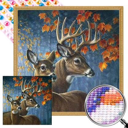 Deer - Full Round AB Drill Diamond Painting 40*40CM