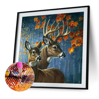 Deer - Full Round AB Drill Diamond Painting 40*40CM