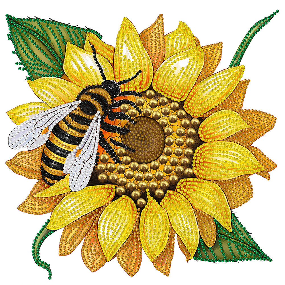 Sunflower - Special Shaped Drill Diamond Painting 30*30CM