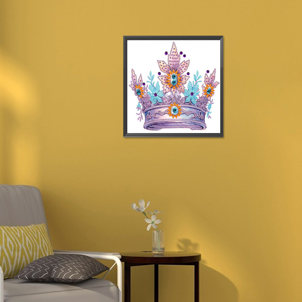 Crown - Special Shaped Drill Diamond Painting 30*30CM