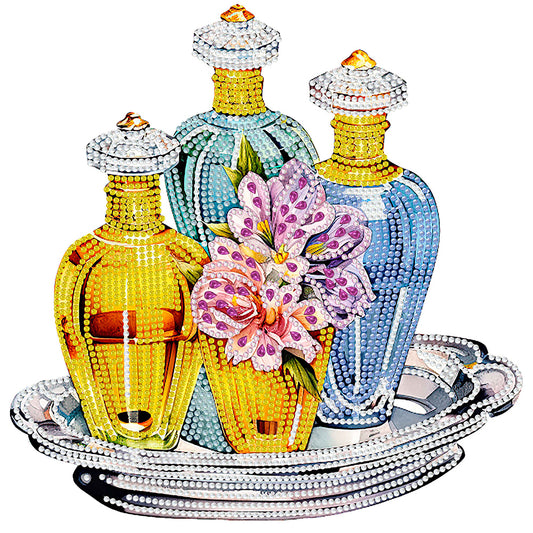 Exquisite Perfume - Special Shaped Drill Diamond Painting 30*30CM