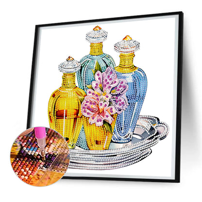 Exquisite Perfume - Special Shaped Drill Diamond Painting 30*30CM