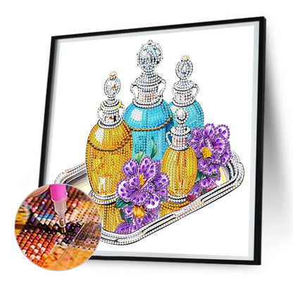 Exquisite Perfume - Special Shaped Drill Diamond Painting 30*30CM