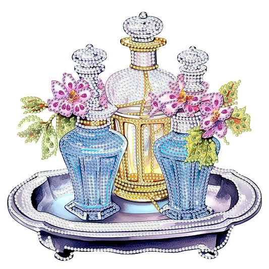 Exquisite Perfume - Special Shaped Drill Diamond Painting 30*30CM