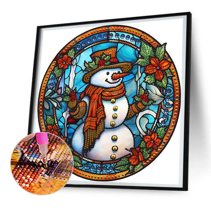 Christmas Snowman - Special Shaped Drill Diamond Painting 30*30CM