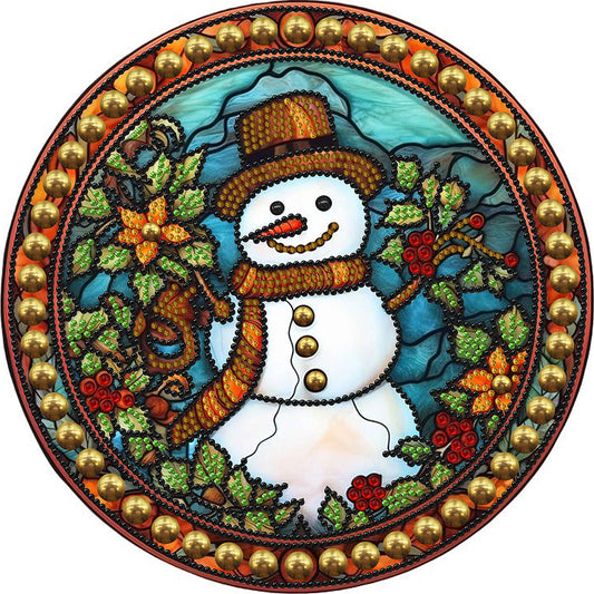 Christmas Snowman - Special Shaped Drill Diamond Painting 30*30CM