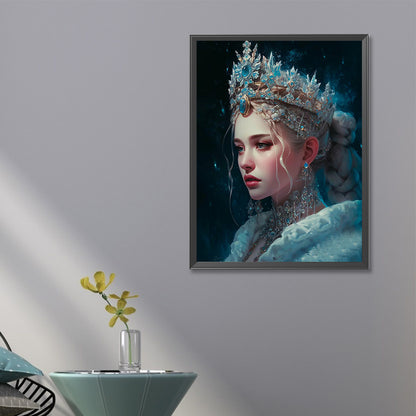 Crystal And Girl - Full Round Drill Diamond Painting 45*60CM