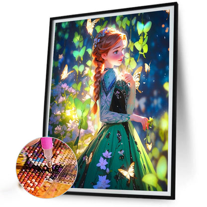 Frozen Princess Anna - Full Round Drill Diamond Painting 40*50CM