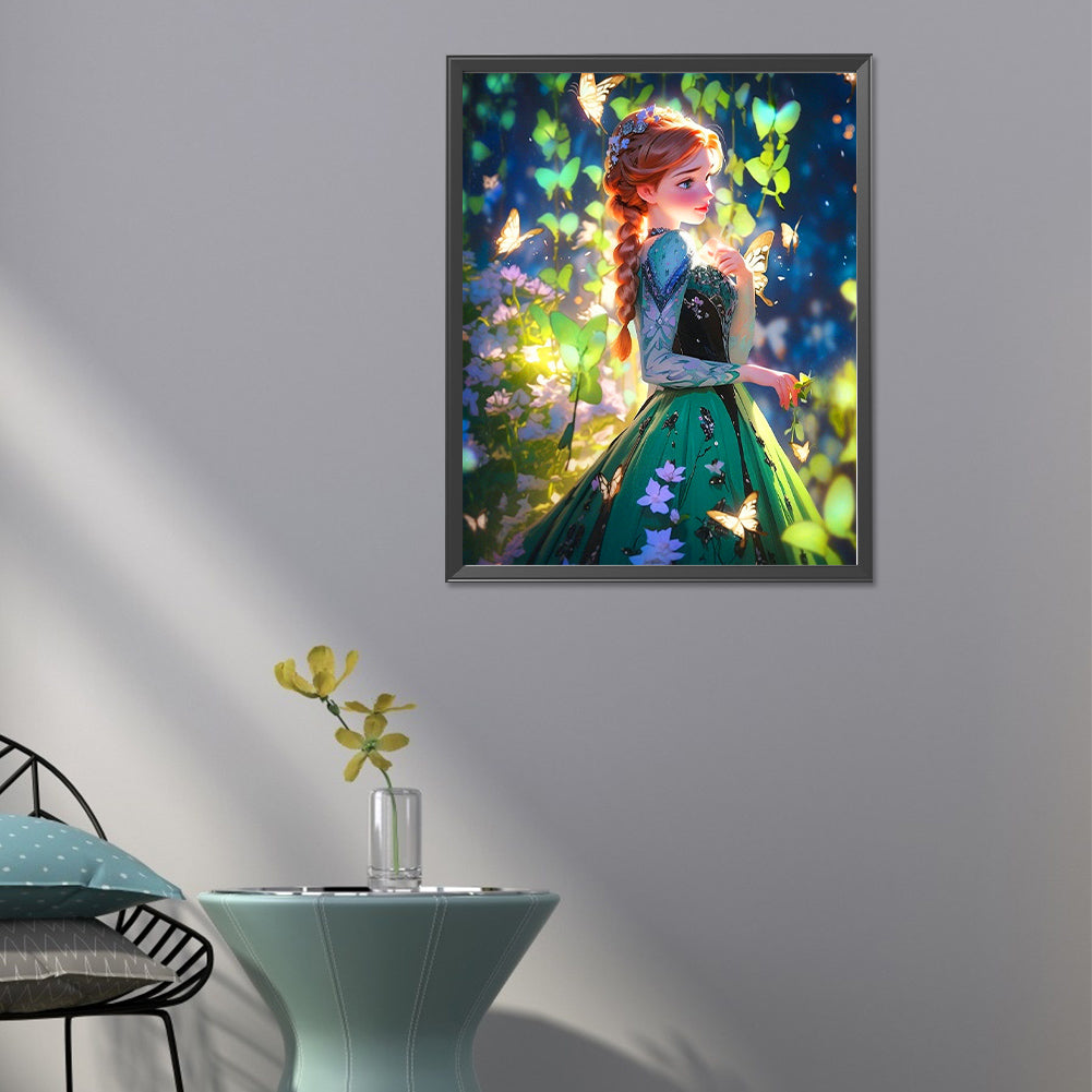 Frozen Princess Anna - Full Round Drill Diamond Painting 40*50CM