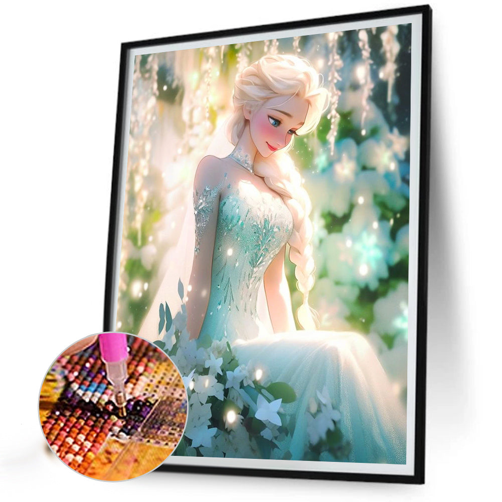 Frozen Princess Elsa - Full Round Drill Diamond Painting 40*50CM