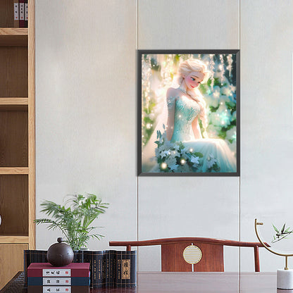 Frozen Princess Elsa - Full Round Drill Diamond Painting 40*50CM