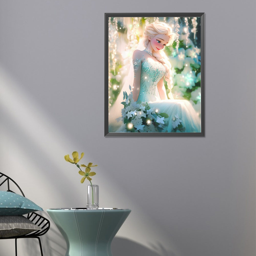 Frozen Princess Elsa - Full Round Drill Diamond Painting 40*50CM