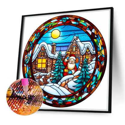 Santa Claus On Location - Full Round Drill Diamond Painting 40*40CM