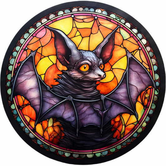 Halloween Glass Painting - Full Round Drill Diamond Painting 30*30CM