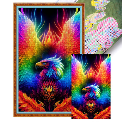 Colorful Eagle - 11CT Stamped Cross Stitch 40*65CM