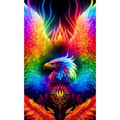 Colorful Eagle - 11CT Stamped Cross Stitch 40*65CM