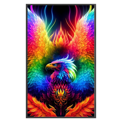 Colorful Eagle - 11CT Stamped Cross Stitch 40*65CM