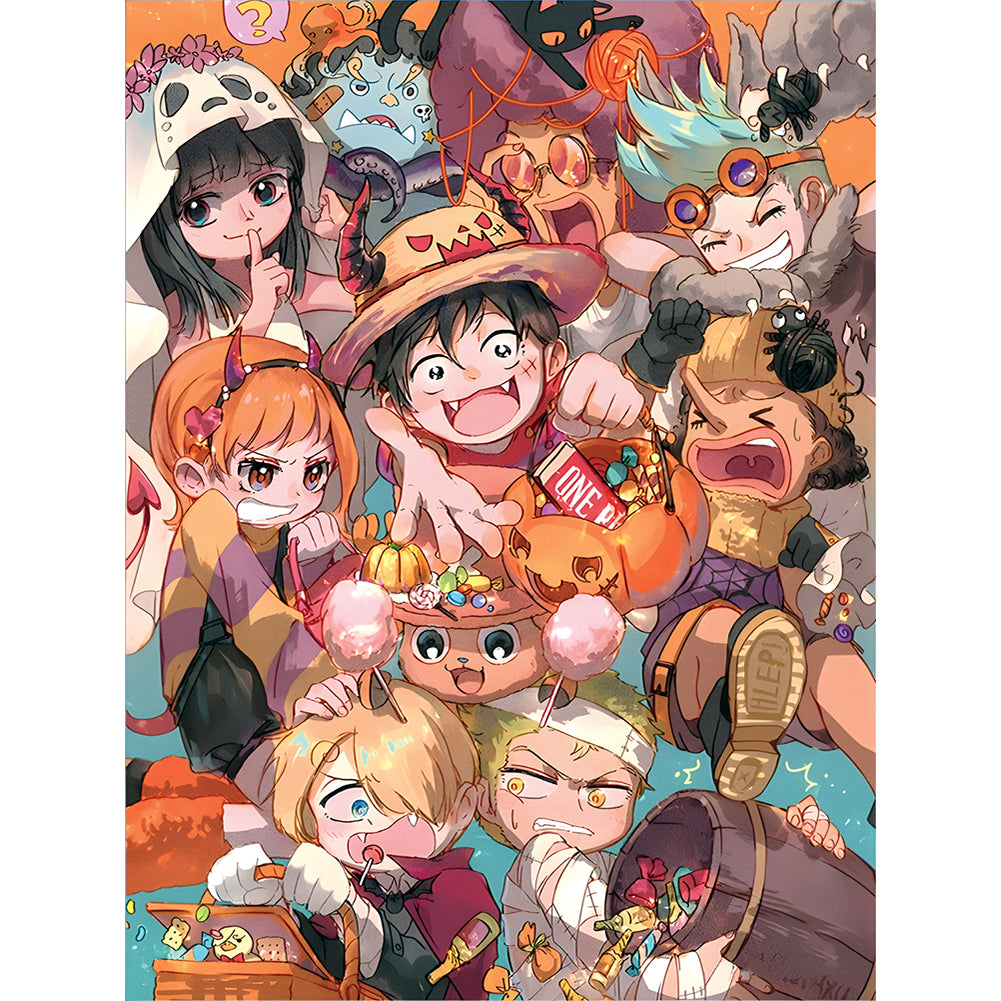 One Piece - 11CT Stamped Cross Stitch 71*55CM