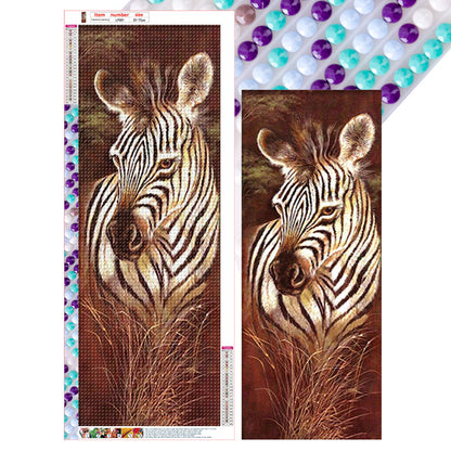 Zebra - Full Round Drill Diamond Painting 30*75CM