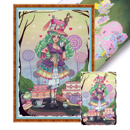 Alice - 11CT Stamped Cross Stitch 50*75CM