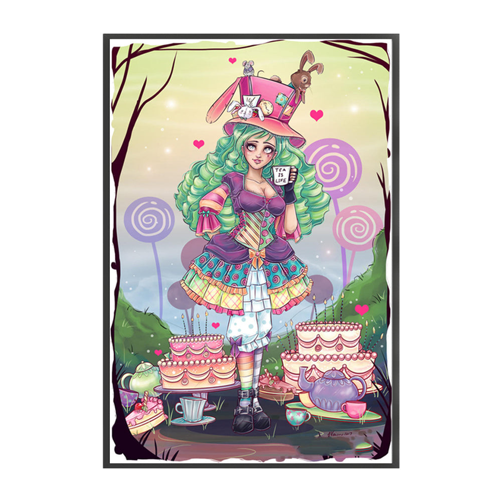 Alice - 11CT Stamped Cross Stitch 50*75CM