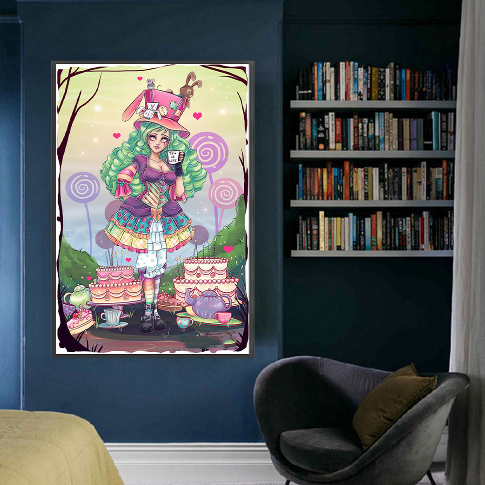 Alice - 11CT Stamped Cross Stitch 50*75CM