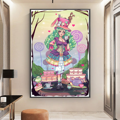 Alice - 11CT Stamped Cross Stitch 50*75CM