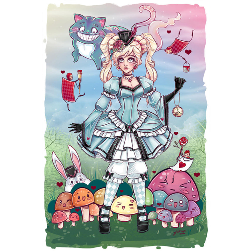 Alice - 11CT Stamped Cross Stitch 50*75CM