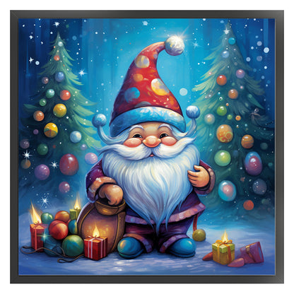 Christmas Gnome - 11CT Stamped Cross Stitch 50*50CM