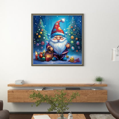 Christmas Gnome - 11CT Stamped Cross Stitch 50*50CM