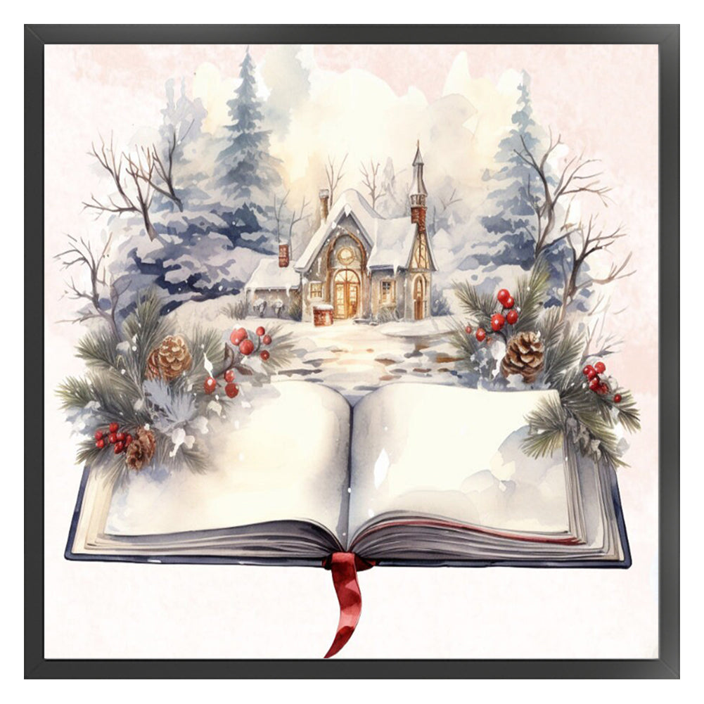 Christmas Magic Book - 11CT Stamped Cross Stitch 50*50CM