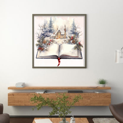 Christmas Magic Book - 11CT Stamped Cross Stitch 50*50CM