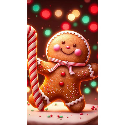 Ginger Sugar Cookies - Full Round Drill Diamond Painting 40*70CM