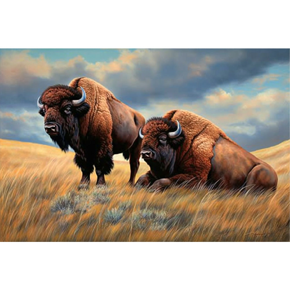 Consume Cattle - Full Round Drill Diamond Painting 60*40CM