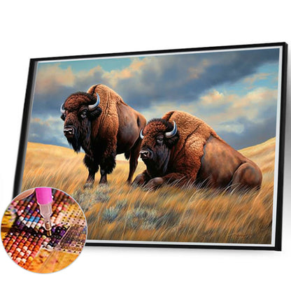 Consume Cattle - Full Round Drill Diamond Painting 60*40CM