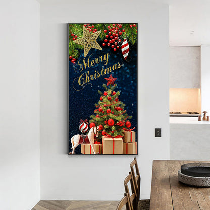 Christmas Tree - Full Round Drill Diamond Painting 40*70CM