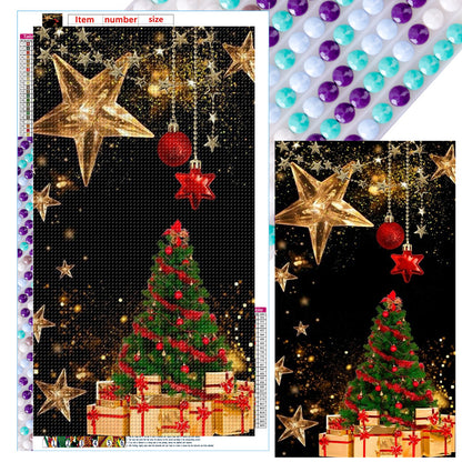 Christmas Tree - Full Round Drill Diamond Painting 40*70CM