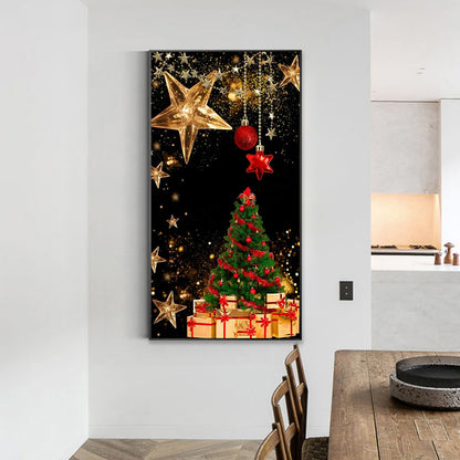 Christmas Tree - Full Round Drill Diamond Painting 40*70CM