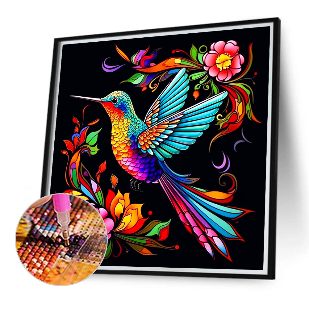 Hummingbird - Full Round Drill Diamond Painting 40*40CM