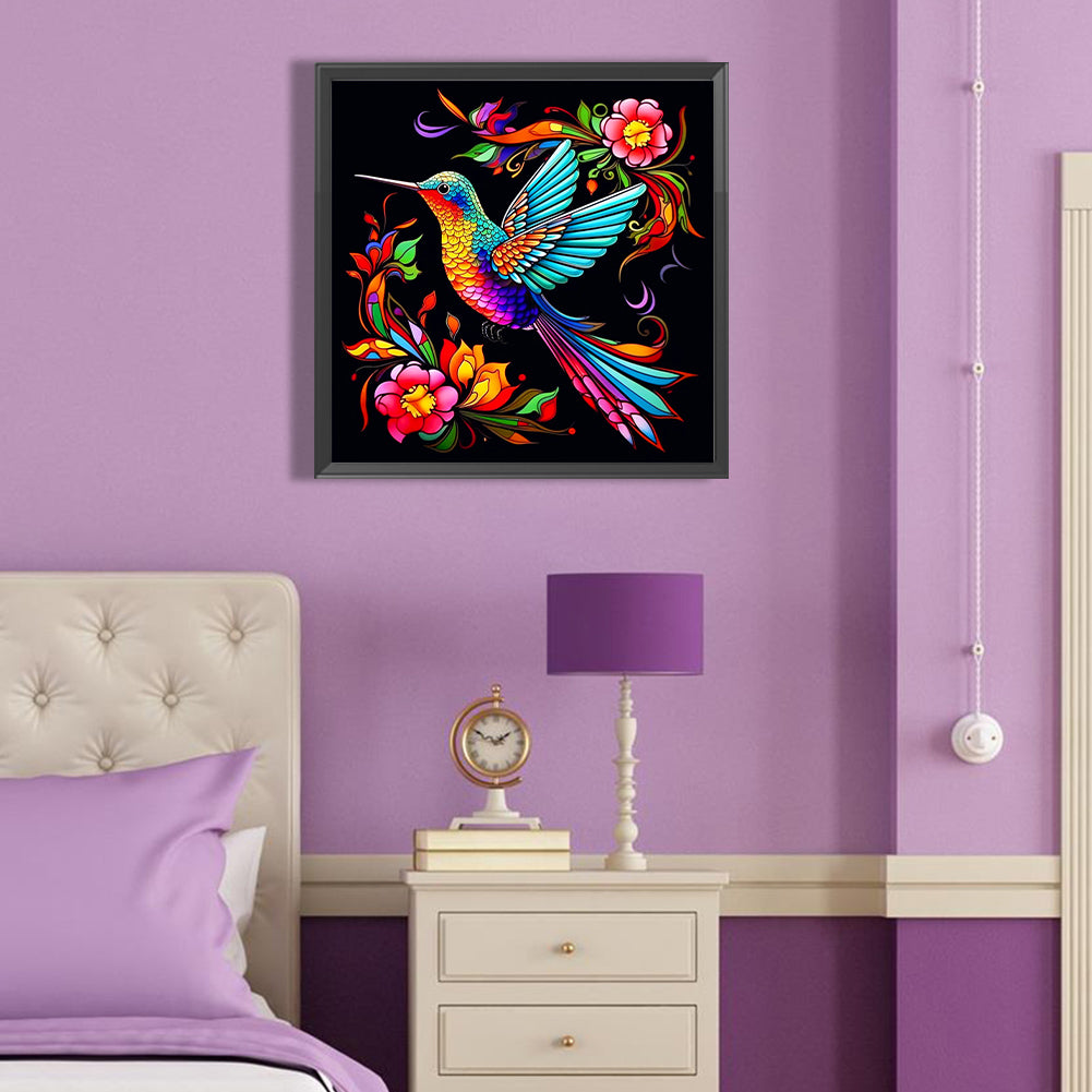 Hummingbird - Full Round Drill Diamond Painting 40*40CM