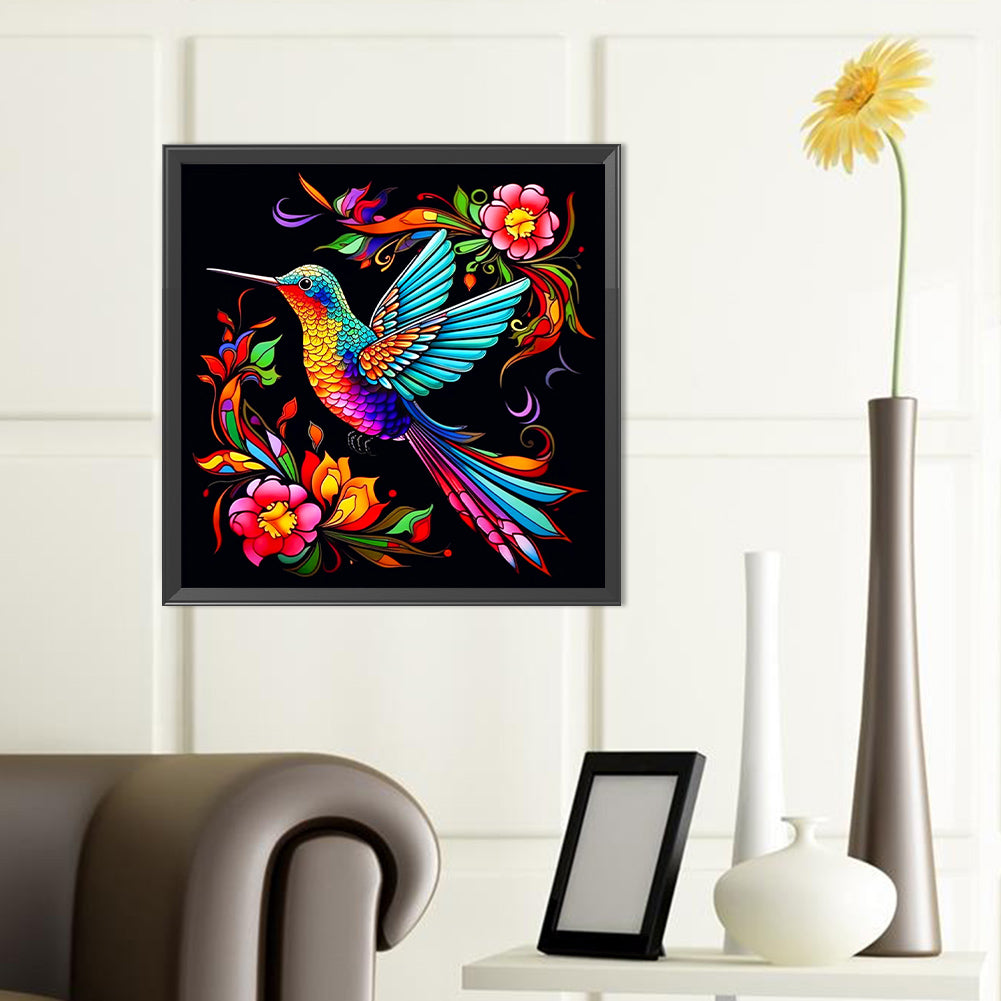 Hummingbird - Full Round Drill Diamond Painting 40*40CM