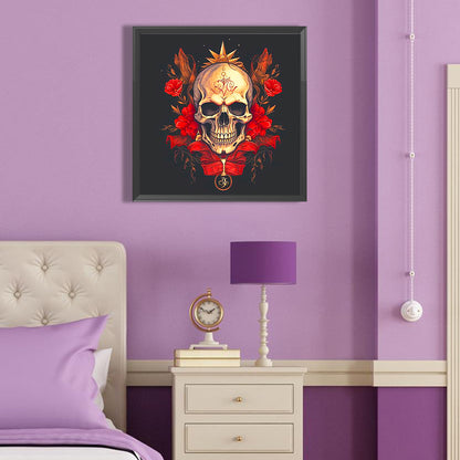 Sacrificial Skull Girl - Full Round Drill Diamond Painting 40*40CM